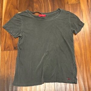 Distressed Gray Tshirt